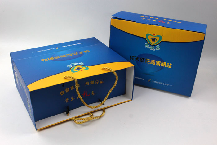 哪里可以做禮盒包裝？護眼神器亮視嘉護眼貼禮盒包裝+手提袋套裝出自長(cháng)沙印刷廠(chǎng)